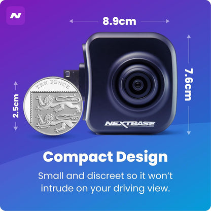 Dash Cam Add-On Rear View Exterior Camera Compatible 322GW 422GW 522GW 622Gw-Black