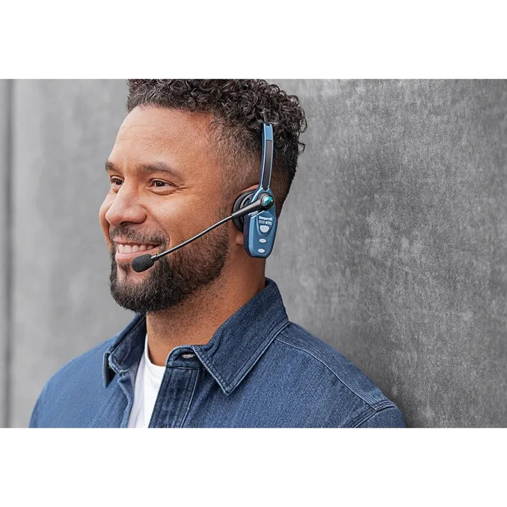 B250-XTS Wireless Bluetooth Mono Headset with 91% Noise Cancellation Microphone & Lightweight Design
